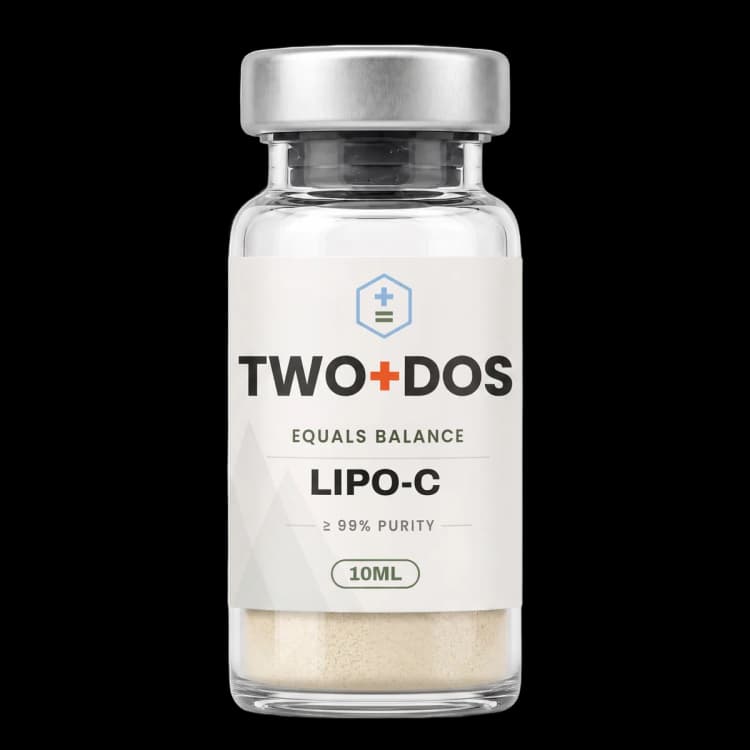 LIPO-C research vial, lyophilized powder, TWO+DOS label