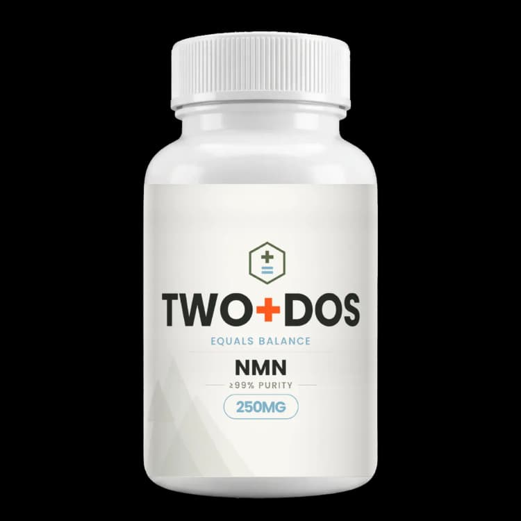 NMN research vial, lyophilized powder, TWO+DOS label