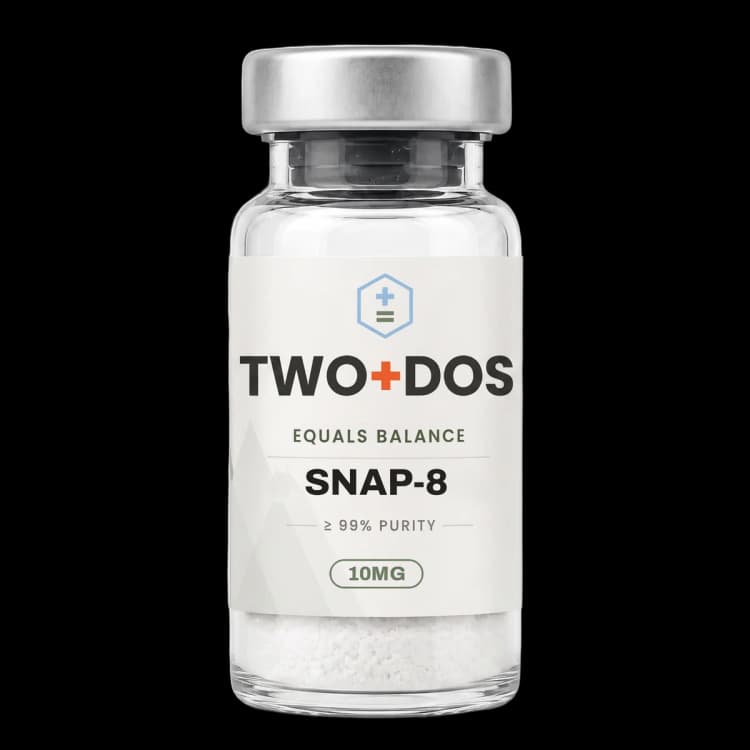 SNAP-8 research vial, lyophilized powder, TWO+DOS label